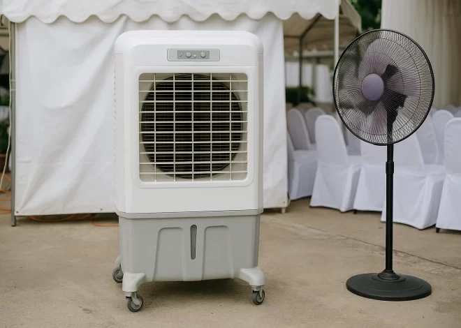 เลือกเช่าพัดลมไอเย็นให้เหมาะกับสถานที่จัดงาน เย็นทั่วถึง ประหยัดงบ และได้บรรยากาศมืออาชีพ