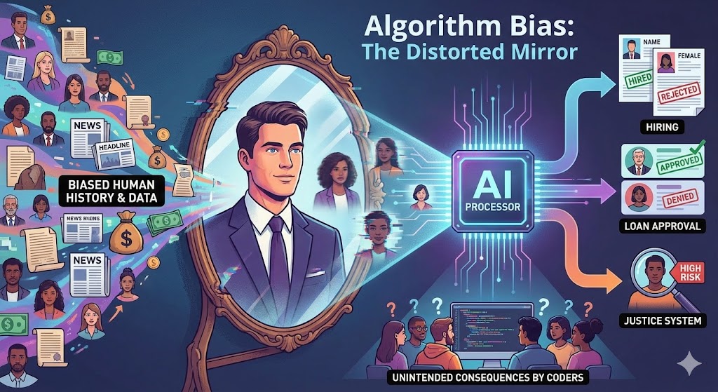 กระจกเงาที่บิดเบี้ยว เมื่อ AI “เลือกปฏิบัติ” โดยที่คนเขียนโค้ดไม่ได้ตั้งใจ